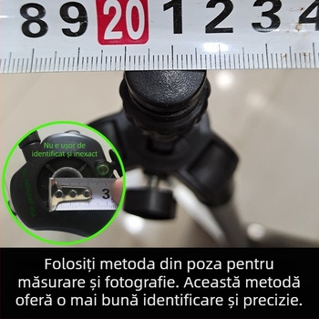 Stativ de sus pentru fotografiere cu suport universal pentru telefon și cap pan-tilt 3D – Plastic
