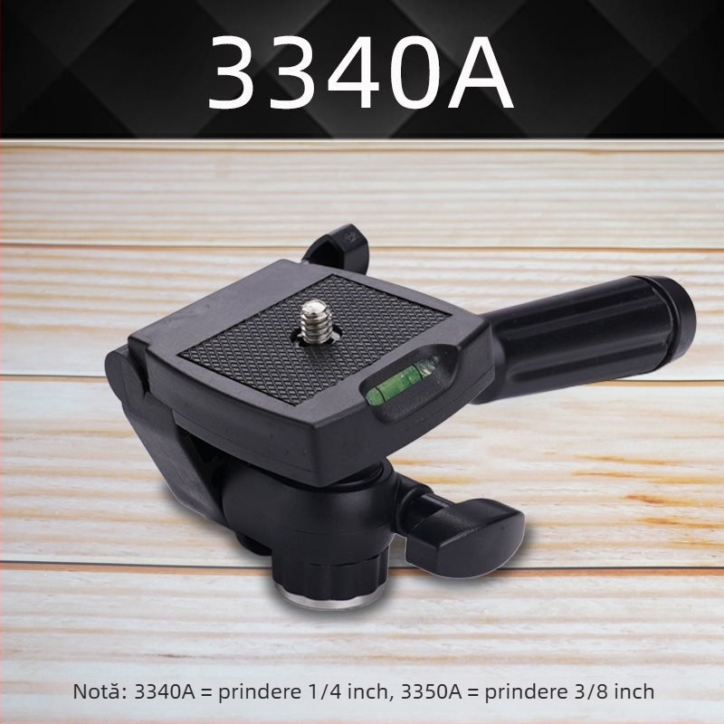 Stativ de sus pentru fotografiere cu suport universal pentru telefon și cap pan-tilt 3D – Plastic