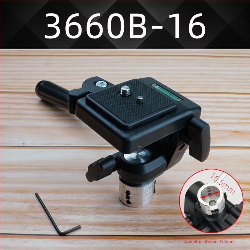 Stativ de sus pentru fotografiere cu suport universal pentru telefon și cap pan-tilt 3D – Plastic