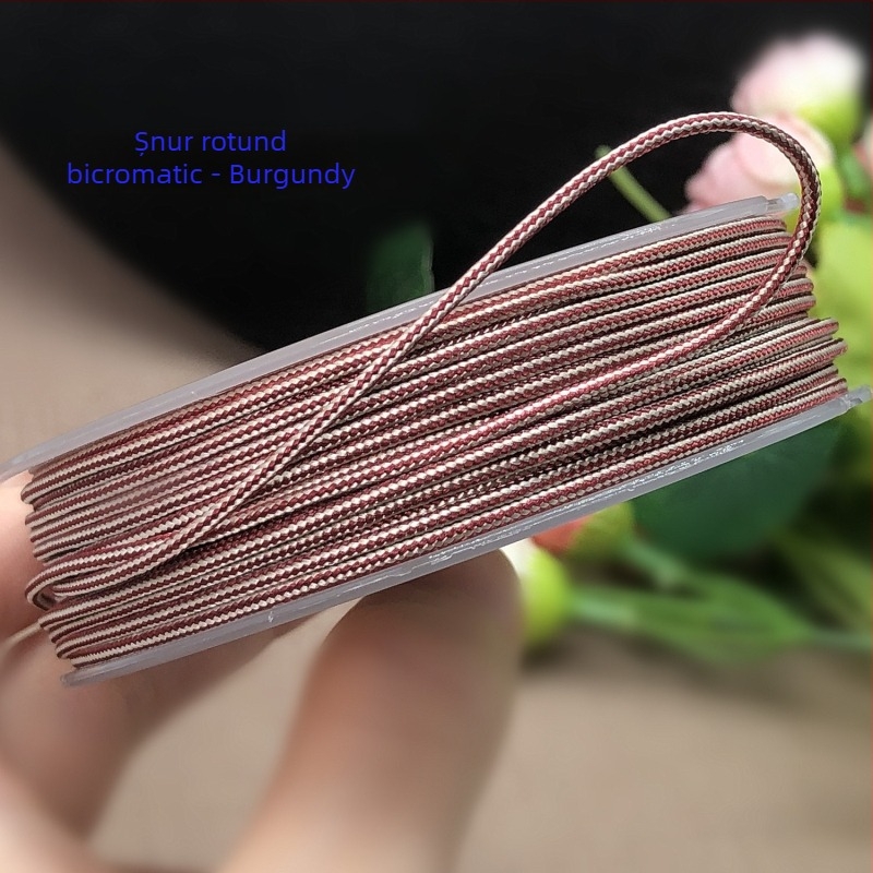 Șnur pentru mărgele pentru sculptură în jad și țesut Bodhi; șnur rotund împletit; linie specială