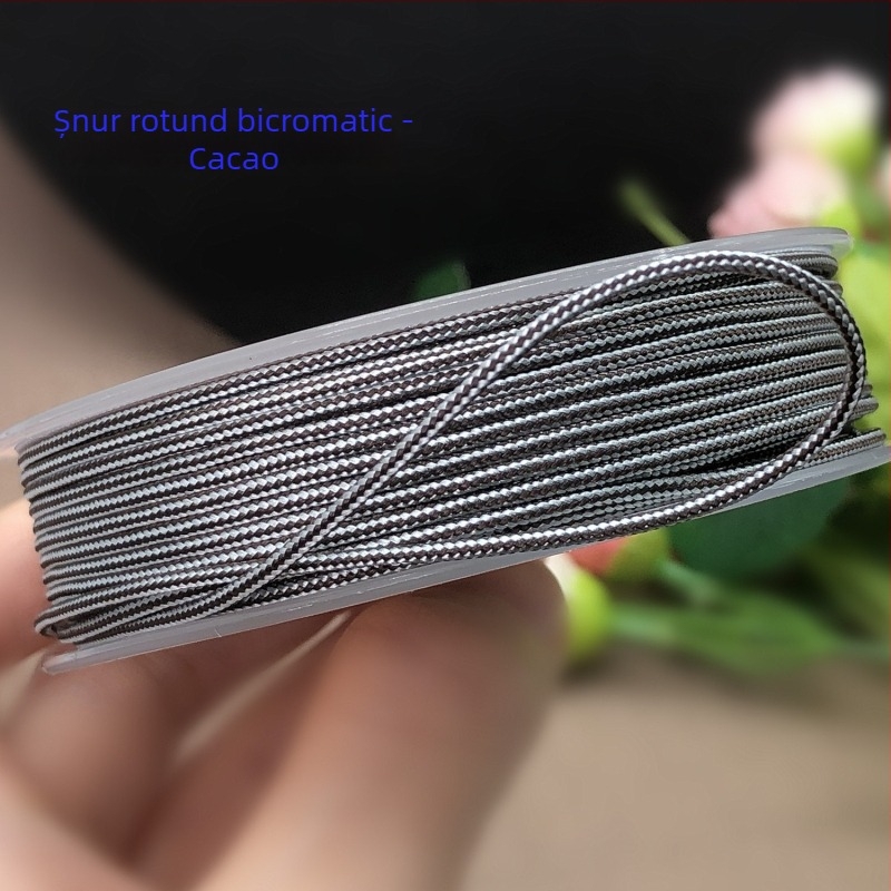 Șnur pentru mărgele pentru sculptură în jad și țesut Bodhi; șnur rotund împletit; linie specială