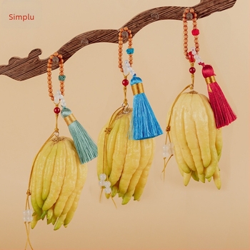 Pandantiv, ciucuri împletiți manual, serie în stil antic, Barbie tan material