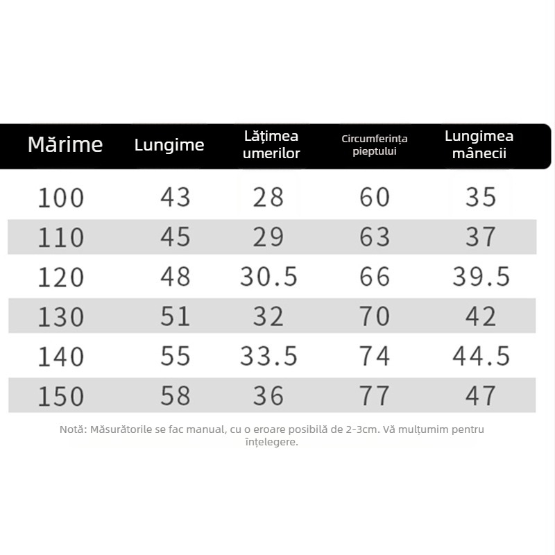 Pulover pentru copii cu guler înalt, fără glugă, mâneci lungi, model cartoon, material poliester 90%, potrivit pentru toamnă-iarna, 3–8 ani