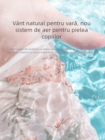 Tricou pentru copii, 100% bumbac, mâneci scurte, guler rotund, imprimeu animal