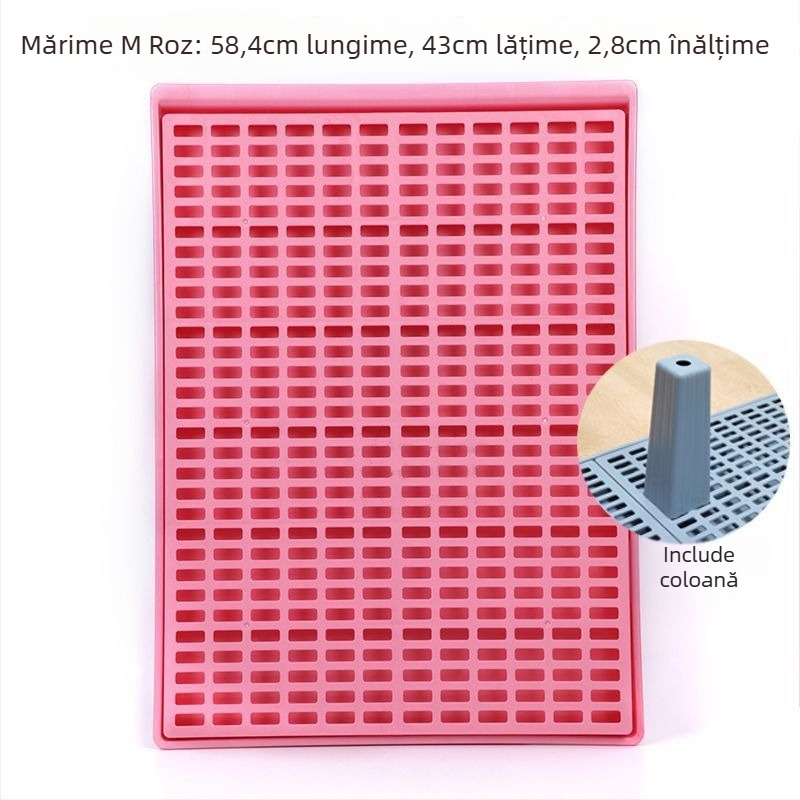 Covoraș de antrenament pentru toaletă de câine – ABS plastic, covoraș de control al litierei pentru pisici și câini