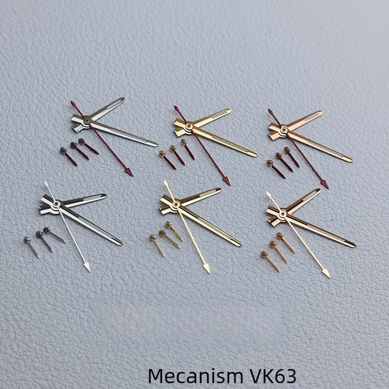 Accesorii pentru înlocuirea acelor de ceas VK63, 6 pini, 1 bucată în cutie, Primăvara 2024, Non-importat