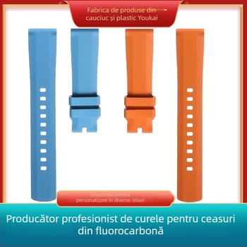 Brățară pentru ceas Langbowan din cauciuc fluorinat — universală, origine Shenzhen, lansare vara 2025, stil versatil