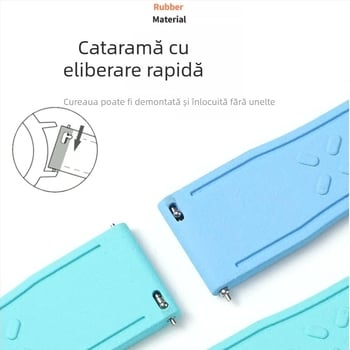 Compatibil cu LWC, curea de ceas din cauciuc cu eliberare rapidă pentru pilot, Little Prince Mark, lățimi 20/21/22 mm – accesorii pentru curea