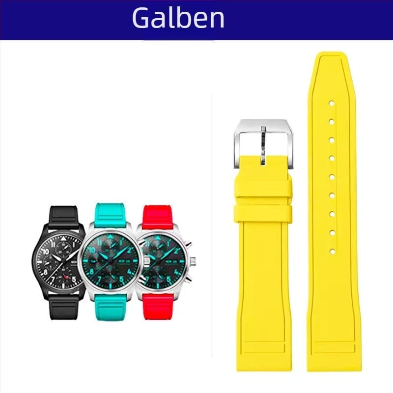 Compatibil cu LWC, curea de ceas din cauciuc cu eliberare rapidă pentru pilot, Little Prince Mark, lățimi 20/21/22 mm – accesorii pentru curea