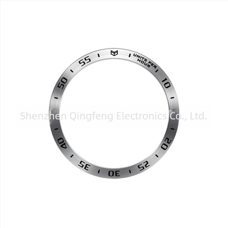 Inel bezel din oțel inoxidabil pentru Samsung Watch6 Classic, compatibil cu 43/47 mm, design cu un singur inel, 10 g
