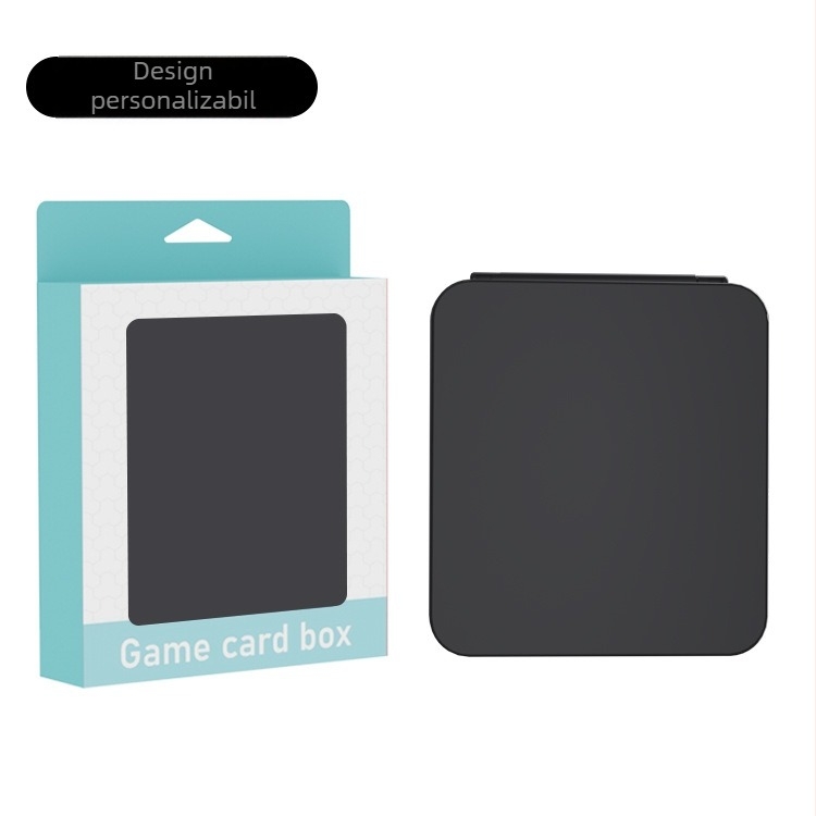 Cutie magnetică din silicon pentru depozitare 12 carduri, compatibilă cu Nintendo Switch, 90 g
