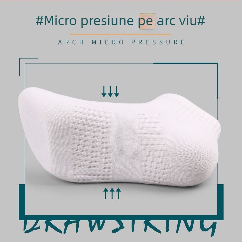 Șosete de sport pentru gleznă, bărbați - anti miros, respirante, absorbante de transpirație, pentru baschet și alergare, patru anotimpuri