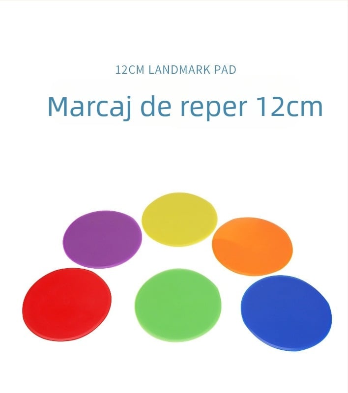 Disc de marcaj din cauciuc pentru antrenament de fotbal, marca Neli, instrument de antrenament pentru fotbal, baschet și volei