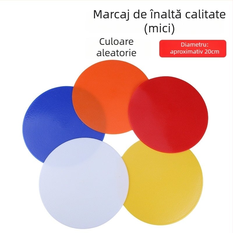 Disc de marcaj din cauciuc pentru antrenament de fotbal, marca Neli, instrument de antrenament pentru fotbal, baschet și volei