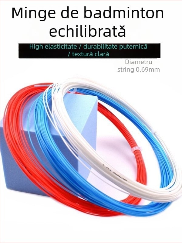 Sfoară pentru rachetă de badminton Guangyu — nailon cu rezistență înaltă, potrivită pentru badminton și tenis de masă