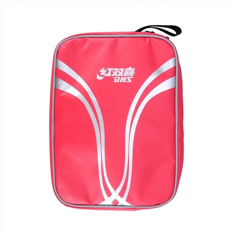 Raquetă pentru tenis de masă DHS Red Double Happiness, 6 stele, tip R, universal profesional, gumă reverse-glue, lamă Basswood, lovire dreaptă.