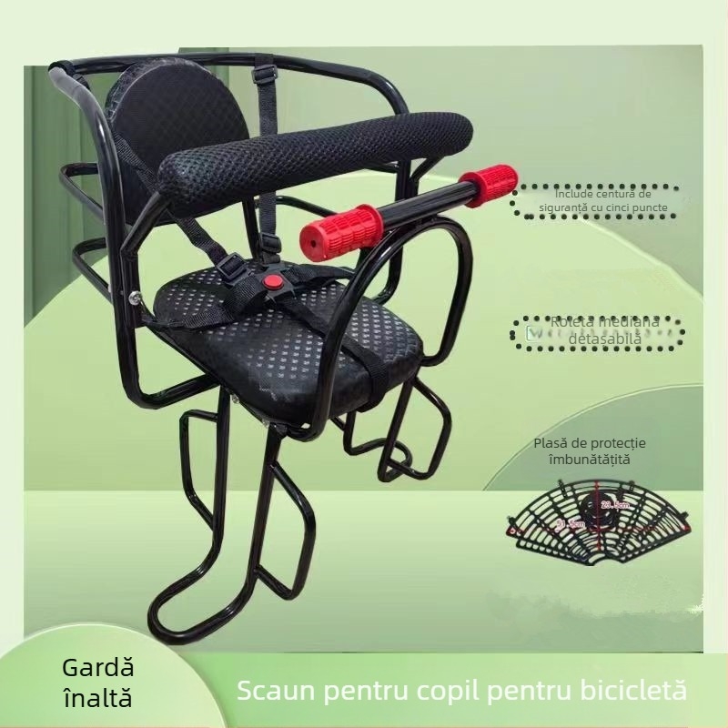 Șezut spate pentru bicicletă, cadru metalic, marcă Smooth Travel, potrivit pentru copii