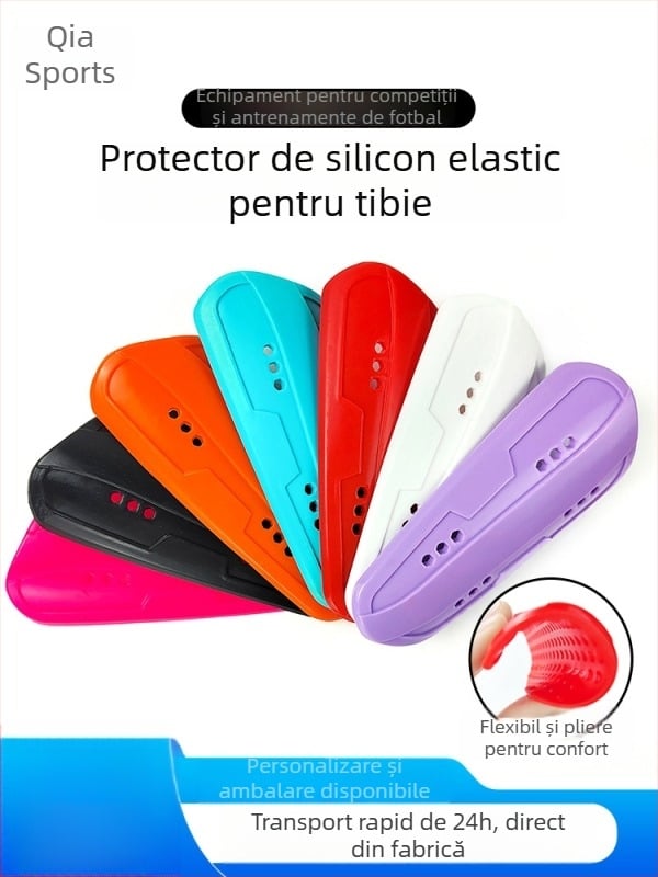 Sap Wolf Protecții gambă de fotbal, material PU, inserții personalizabile, utilizare fotbal