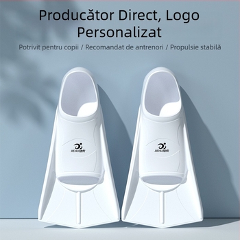 Fini de înot din silicon pentru antrenament, design cu labă de rață, pentru adulți