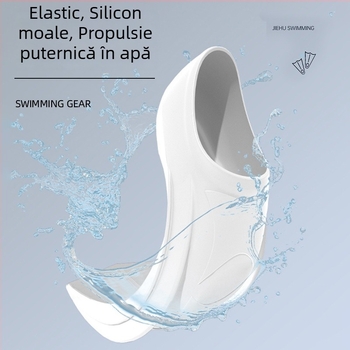 Fini de înot din silicon pentru antrenament, design cu labă de rață, pentru adulți