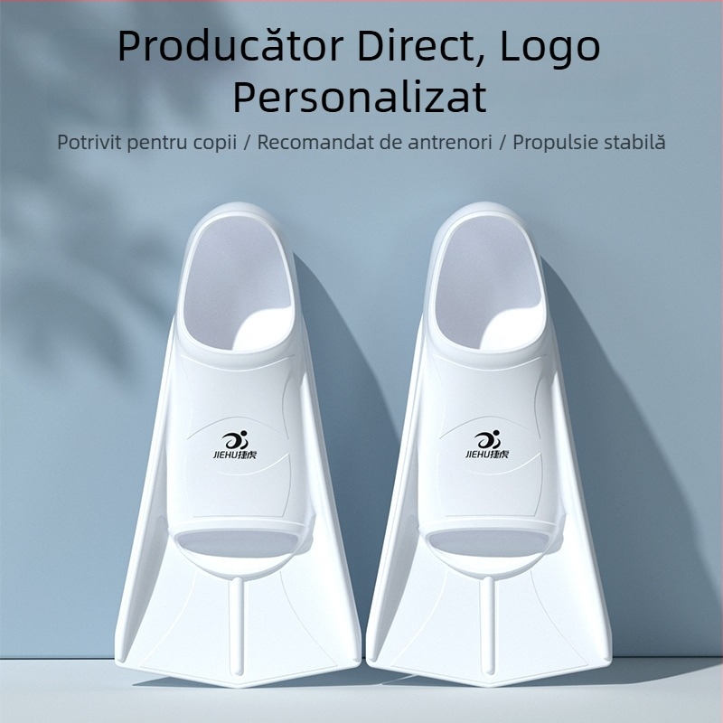 Fini de înot din silicon pentru antrenament, design cu labă de rață, pentru adulți
