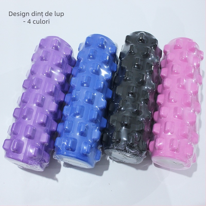 Coloană de yoga cu tijă din spumă goală și role de masaj pentru masajul spatelui și picioarelor, instrument de fitness pentru arderea grăsimilor (Aplicabil: echipamente de fitness, masaj pentru sănătate, fitness și frumusețe, dans)