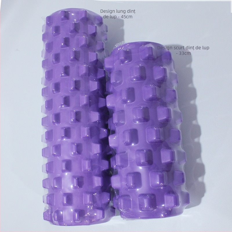 Coloană de yoga cu tijă din spumă goală și role de masaj pentru masajul spatelui și picioarelor, instrument de fitness pentru arderea grăsimilor (Aplicabil: echipamente de fitness, masaj pentru sănătate, fitness și frumusețe, dans)