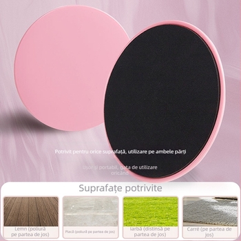 Disc Pilates cu alunecare pentru yoga și fitness; antrenor pentru picioare pentru subțierea și modelarea coapselor; exerciții pentru partea exterioară a coapselor