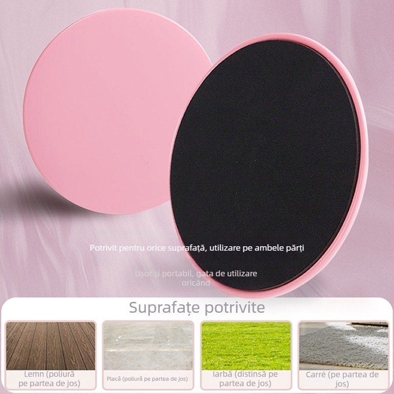 Disc Pilates cu alunecare pentru yoga și fitness; antrenor pentru picioare pentru subțierea și modelarea coapselor; exerciții pentru partea exterioară a coapselor