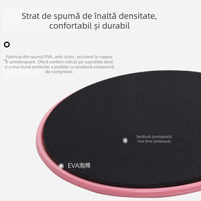 Disc Pilates cu alunecare pentru yoga și fitness; antrenor pentru picioare pentru subțierea și modelarea coapselor; exerciții pentru partea exterioară a coapselor