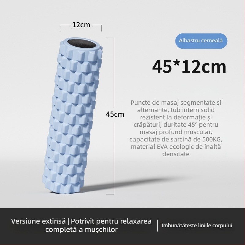 Rolă de spumă pentru yoga, material din floare de mătase – relaxare musculară și masaj la picioare