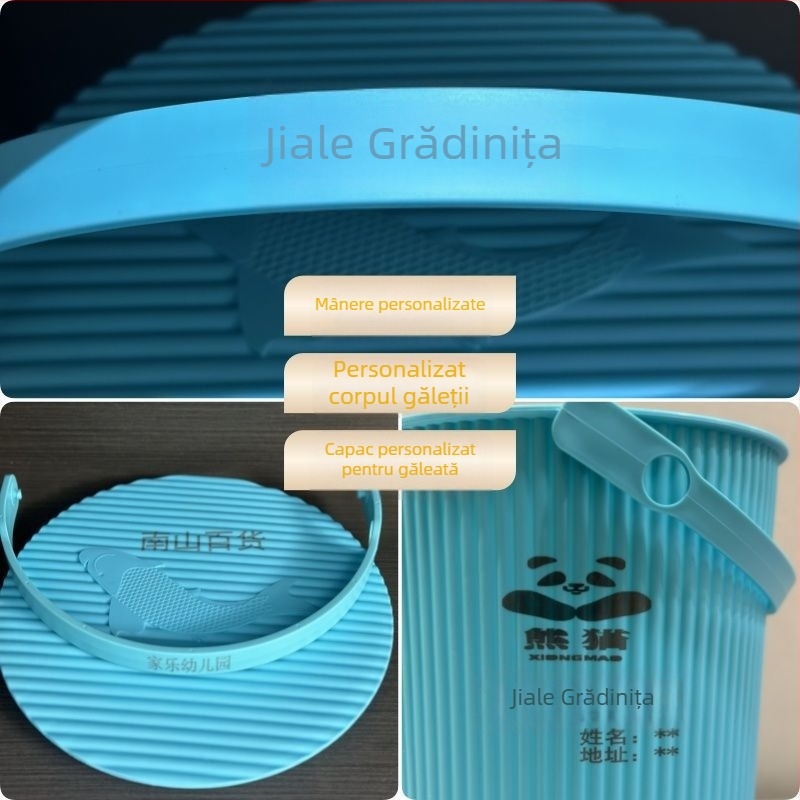Scaun-găleată din plastic cu capac, pentru uz casnic (Brand: Unique; Lansare: 2023; Fără import)