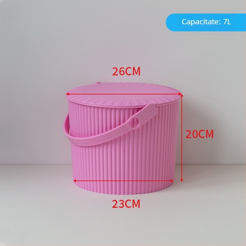 Scaun-găleată din plastic cu capac, pentru uz casnic (Brand: Unique; Lansare: 2023; Fără import)