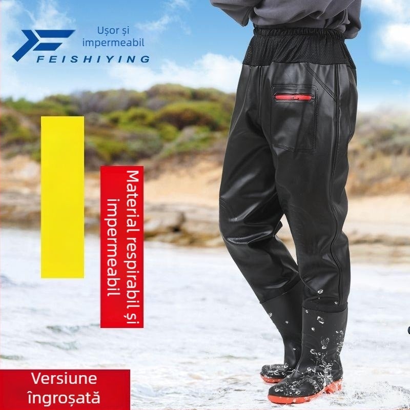 Haine de pescuit, rezistente la uzură, țesătură: altă, vară, pentru pescuit și traversare prin apă