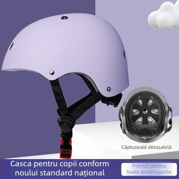 Cască pentru copii, pentru bicicletă și role, reglabilă, protecție pentru cap pentru băieți și fete, pentru skateboard