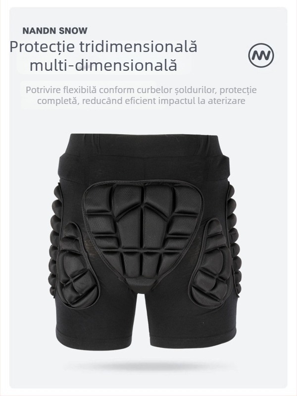 Sealde Pantaloni protecție pentru șolduri copii – purtare internă, EVA, respirabili, pentru schi și role