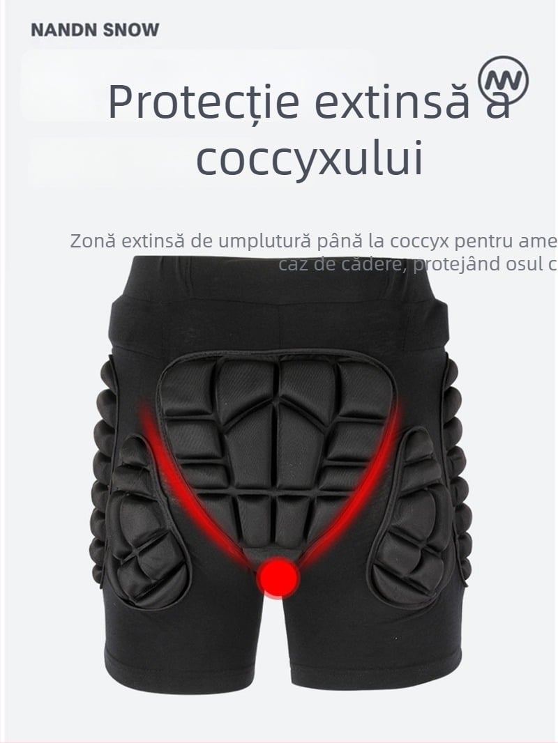 Sealde Pantaloni protecție pentru șolduri copii – purtare internă, EVA, respirabili, pentru schi și role