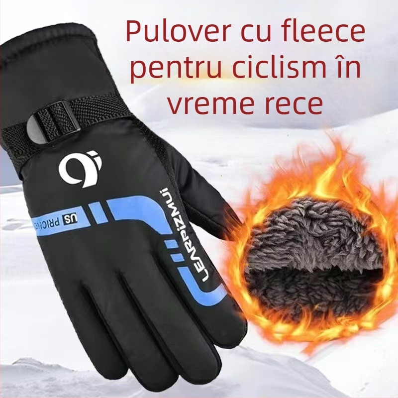 Mănuși de schi pentru bărbați, material nailon, marcă Hazy, adulți