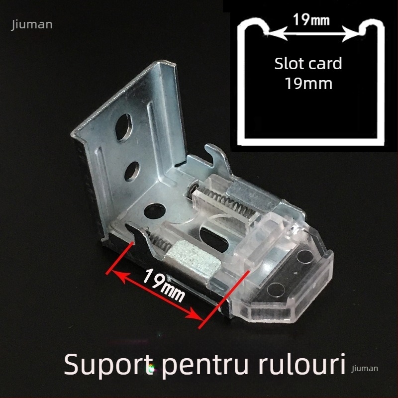 Suport de cod pentru perdele romane/rolouri – accesoriu de montaj cu mărgele pentru perdea din voal moale