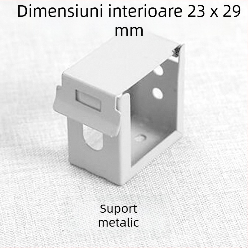 Suport de cod pentru perdele romane/rolouri – accesoriu de montaj cu mărgele pentru perdea din voal moale