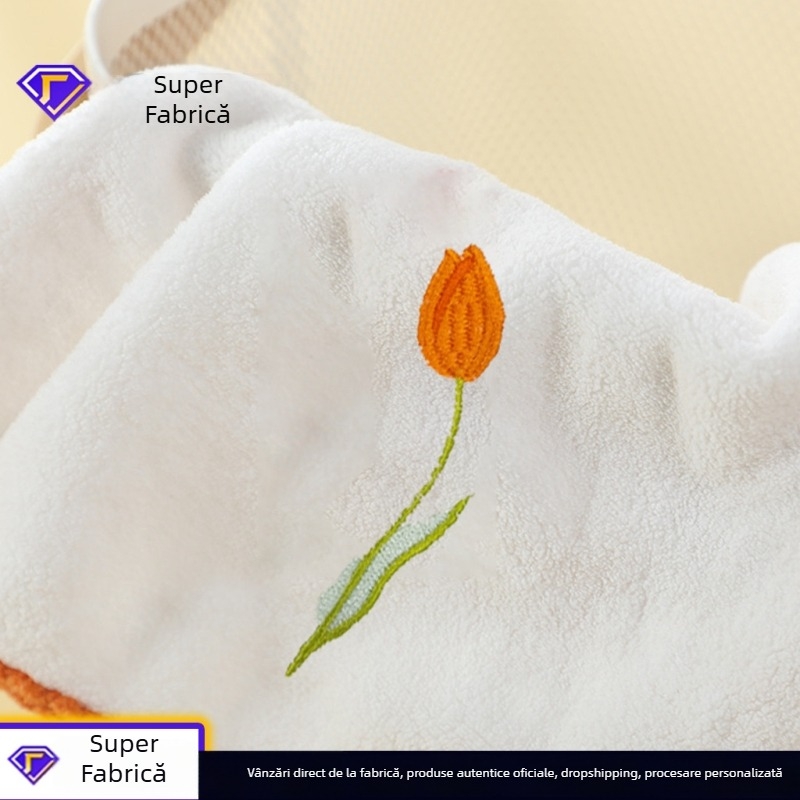 Set cadou de prosoape din fleece coral cu broderie, 150D fir, greutate 50-80 g, personalizare disponibilă