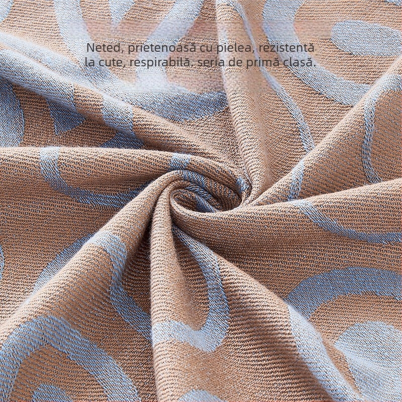 Pătură pentru avion — Poliester, 500–799 g, Model geometric, Toate anotimpurile, Stil modern minimalist, Produs de primă clasă