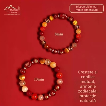 Brățară cu mărgele de cristal, design geometric, unisex, stil lux lejer, lansare toamnă 2025