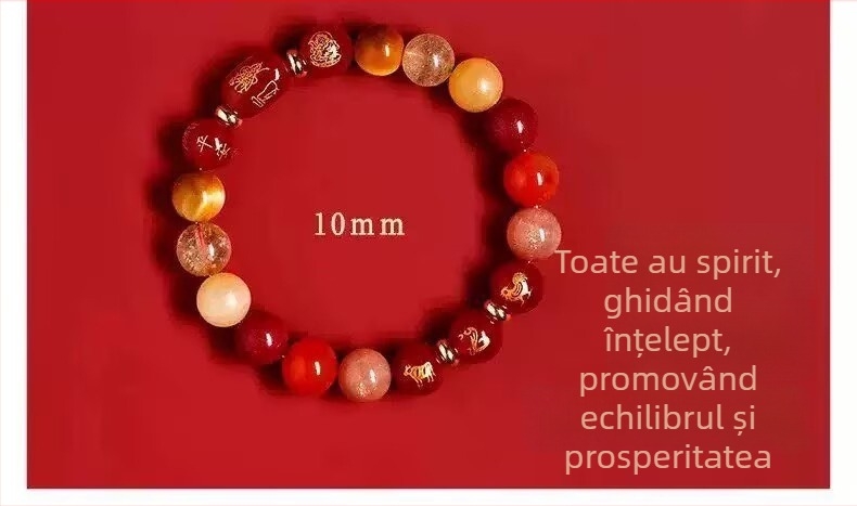 Brățară cu mărgele de cristal, design geometric, unisex, stil lux lejer, lansare toamnă 2025