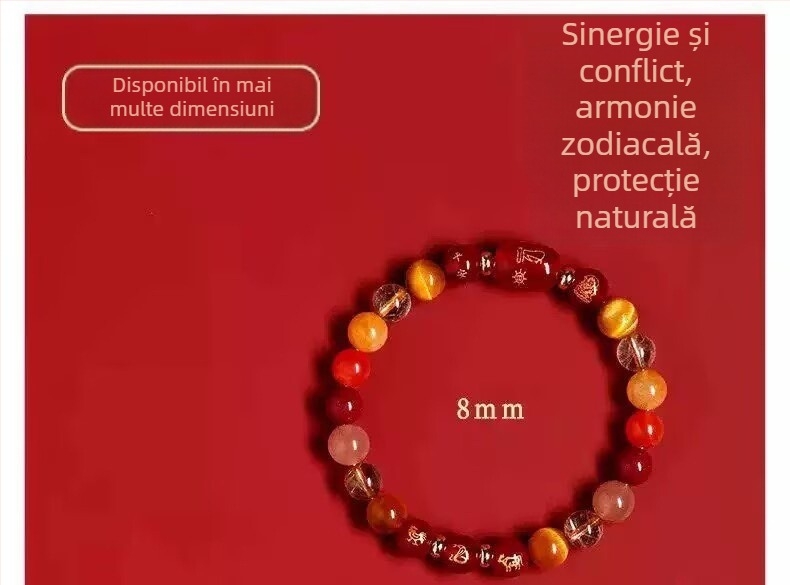 Brățară cu mărgele de cristal, design geometric, unisex, stil lux lejer, lansare toamnă 2025