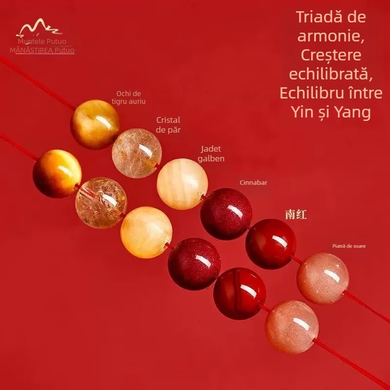 Brățară cu mărgele de cristal, design geometric, unisex, stil lux lejer, lansare toamnă 2025