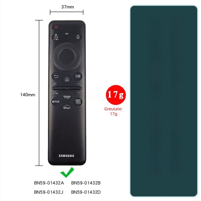 Husă din silicon pentru telecomandă Samsung BN59-01432AJBD – rezistentă la căderi, impermeabilă și la praf