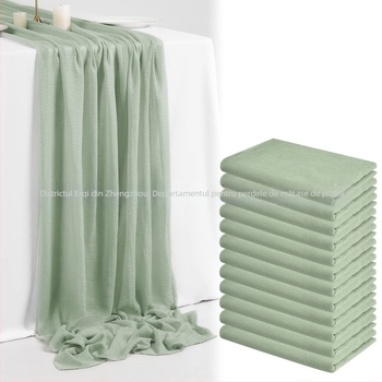 Runner de masă în stil Nordic, model monocrom, 100% poliester, pentru decor la domiciliu și evenimente