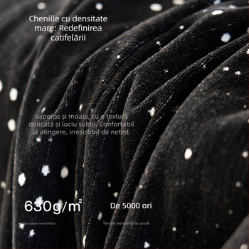 Husa de canapea din Chenille pentru canapea de trei locuri, stil retro, imprimeu leopard, modele abstracte și animale drăguțe