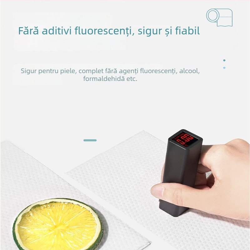 Prosop de curățare facial de unică folosință, grosime extra, fibră de viscoză, țesătură plată, pentru curățare și îndepărtarea machiajului
